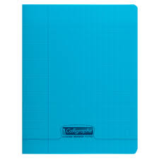 Cahier PP 17x22 Piqué 96p  90g Séyès Bleu Rèf 18122