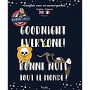 Goodnight Everyone! / Bonne nuit tout le monde ! niveau 1