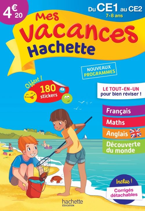 Mes vacances Hachette du CE1 au CE2