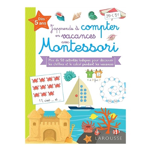 J'apprends à compter en vacances avec Montessori