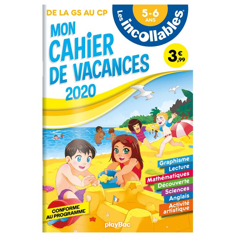 Mon cahier de vacances de la GS au CP