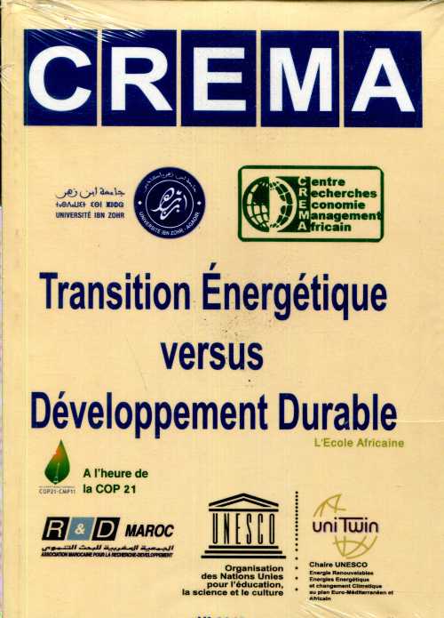 CREMA Volume 2 - Transition énergétique versus développement durable