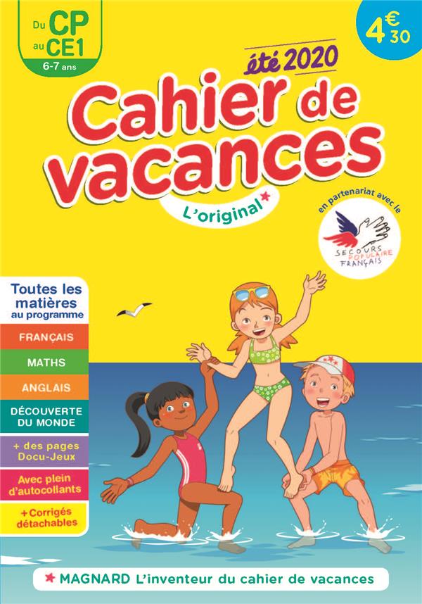 Cahier de vacances été du CP au CE1