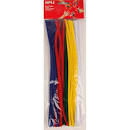 Sachet de 50 Chenilles 30cm Couleur ASS Kids Rèf 13065