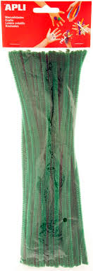 Sachet de 50 Chenilles Vert