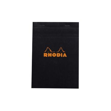 Bloc Note No. 16 format A5 quadrillé 5x5 noir