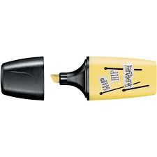 Surligneur STABILO Boss Original Pastel Mini - Jaune Pastel