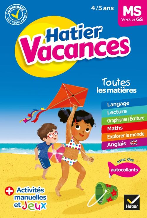 Hatier vacances de la MS vers la GS  - Toutes les matières