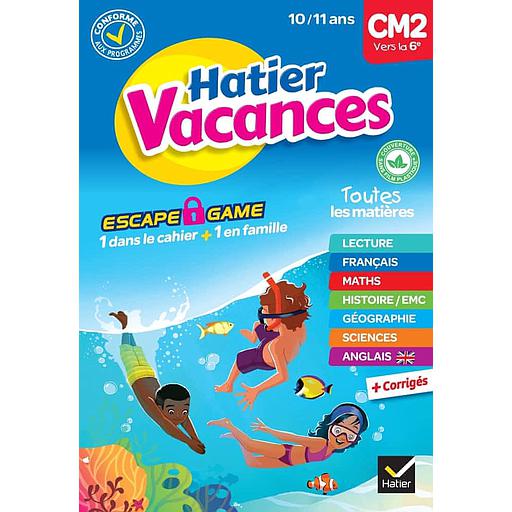 Hatier vacances du CM2 vers la 6e  - Toutes les matières