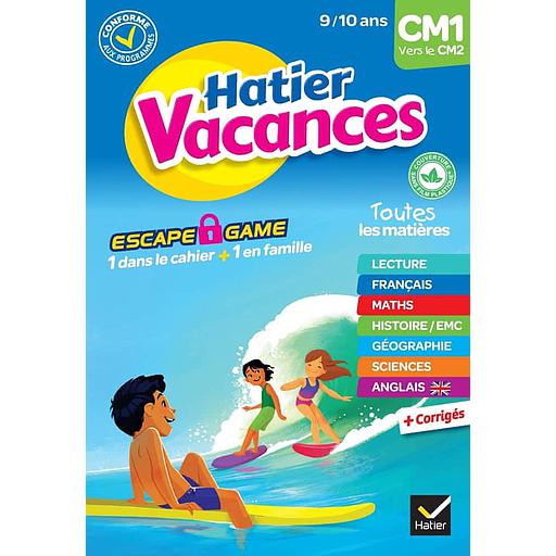 Hatier vacances du CM1 vers le CM2  - Toutes les matières