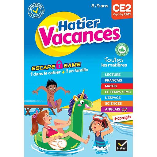Hatier vacances du CE2 vers le CM1  - Toutes les matières