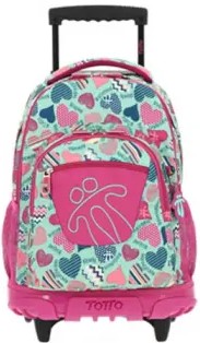 Cartable à roulette 3 compartiments