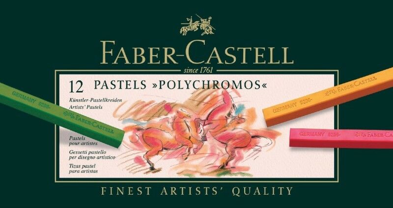 Pastels Polychromos - boîte de 12