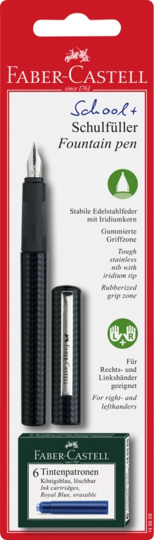 Stylo à plume Carbon + cartouche