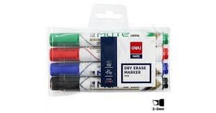 Pochette de 4 Marqueurs Effaçables