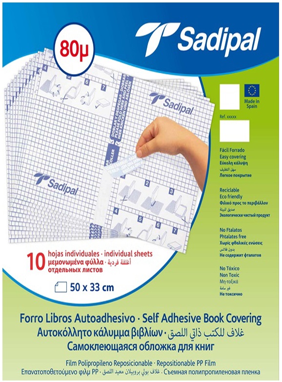 Paquet de 10 adhésives 80 Microns 50x35CM