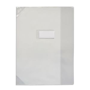 Protège Cahier 17x22 18Mic Blanc