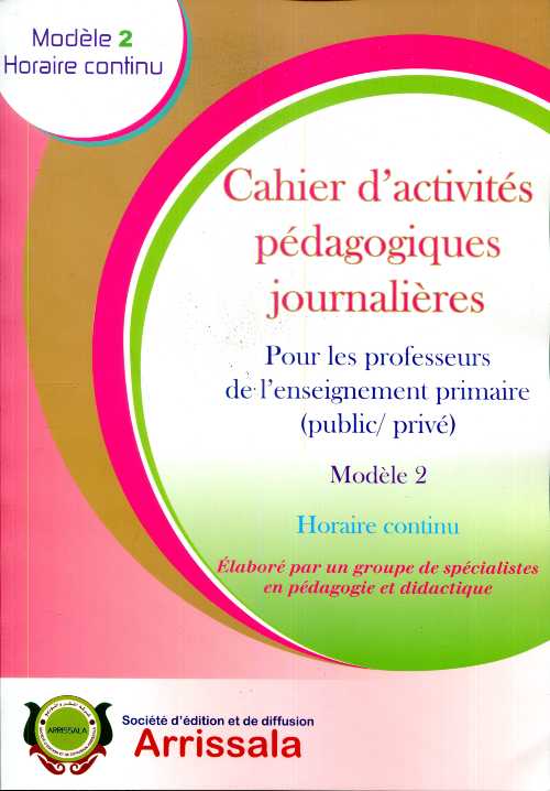 Cahier D'Activités Pédagogiques Journalières M 2