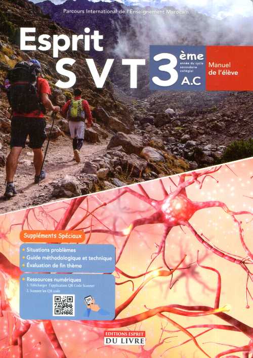 Esprit SVT 3ème année collège - Manuel