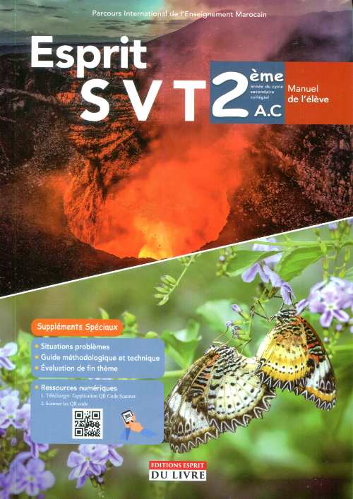 Esprit SVT 2ème année collège - Manuel