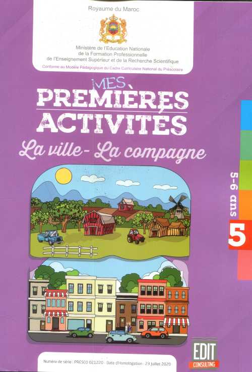 Projet 5 Mes Premières Activités 5/6 La ville La compagne