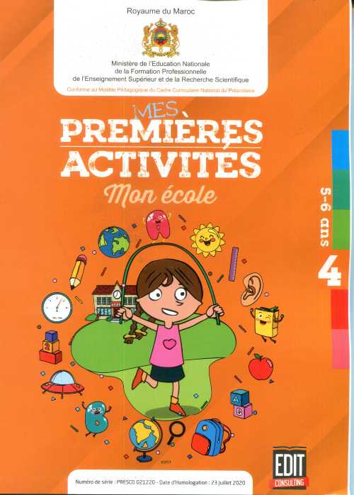 Projet 4 Mes Premières Activités 5/6 Mon école