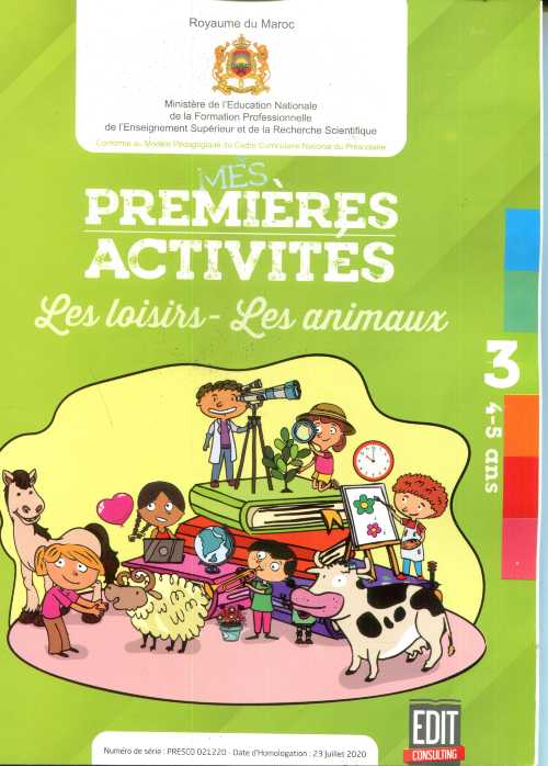 Projet 3 Mes Premières Activités 4/5 Les loisirs Les animaux