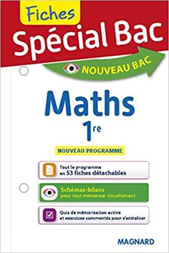 Spécial Bac Fiches 1re - Maths