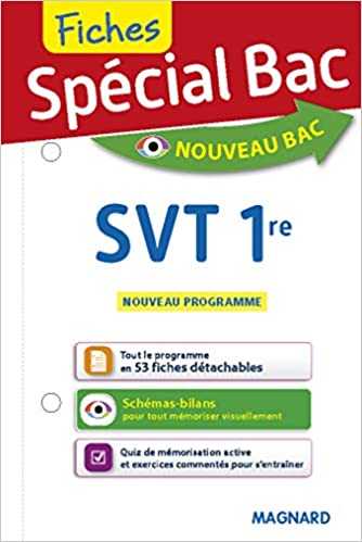Spécial Bac Fiches 1re - SVT