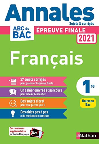 Annales ABC du Bac 2021 Français 1re