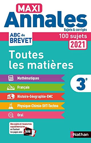 Maxi-Annales ABC du Brevet 2021 - Toutes les matières