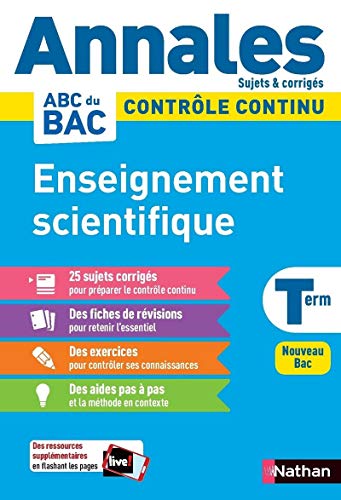 Annales ABC du Bac 2021 - Enseignement Scientifique Terminale