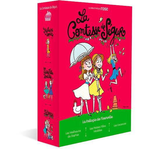 Coffret La Comtesse de Ségur  - La trilogie de Fleurville ; Tome 1, Les Malheurs de Sophie ; Tome 2, Les petites filles modèles ; Tome 3, Les vacances