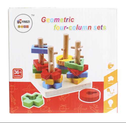 Geometric four-column sets