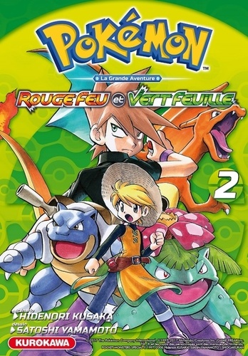 Pokémon la grande aventure Tome 2 - Rouge Feu et Vert Feuille
