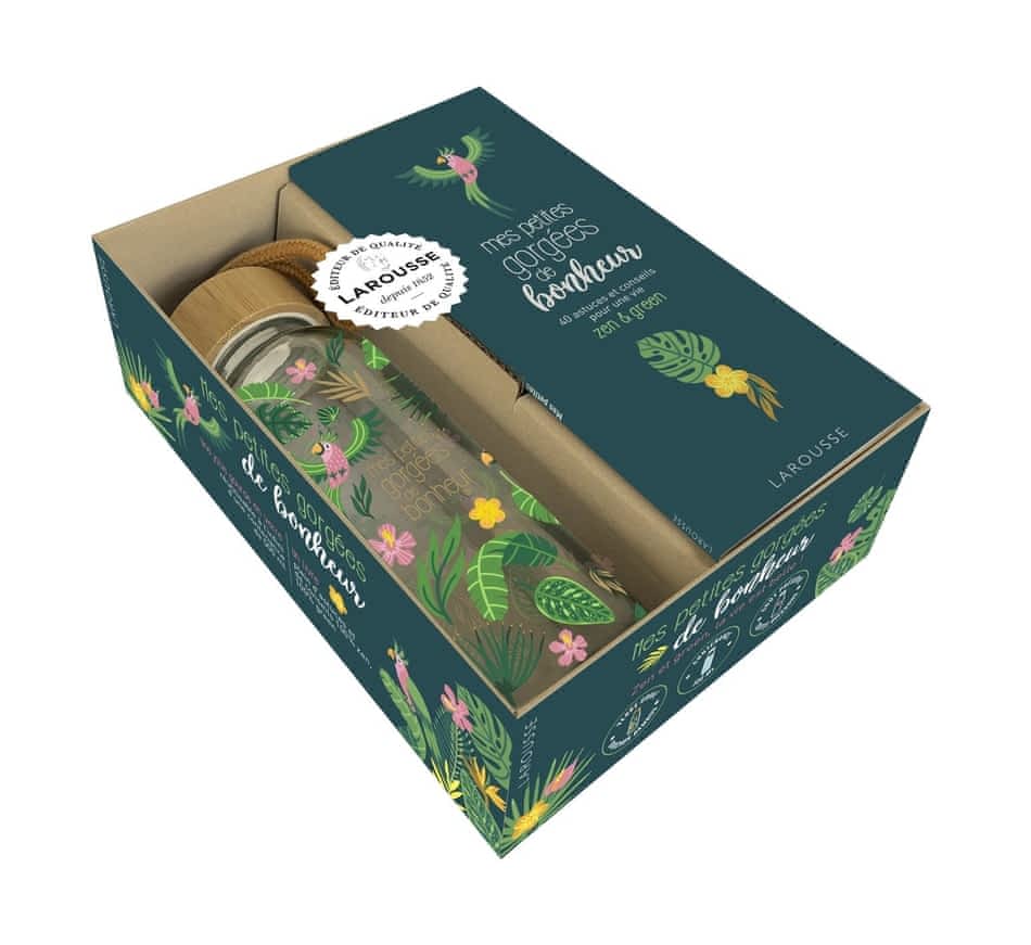 Mes petites gorgées de bonheur  - 40 astuces et conseils pour une vie zen &amp; green. Avec une gourde