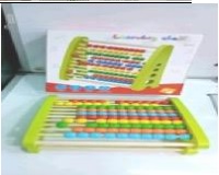 معداد الحساب والألوان سوروبان عمودي خشبي 10 أعمدة