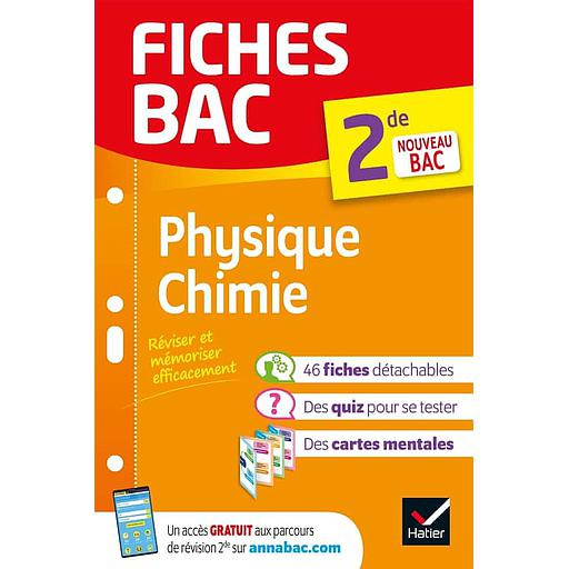 Fiches Bac - Physique-Chimie 2de