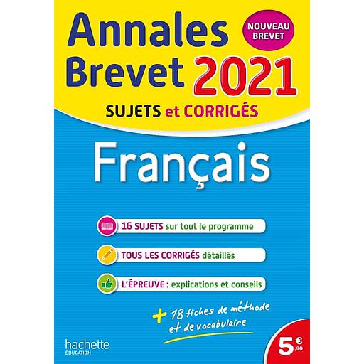 Annales Brevet 2021 - Français 3e