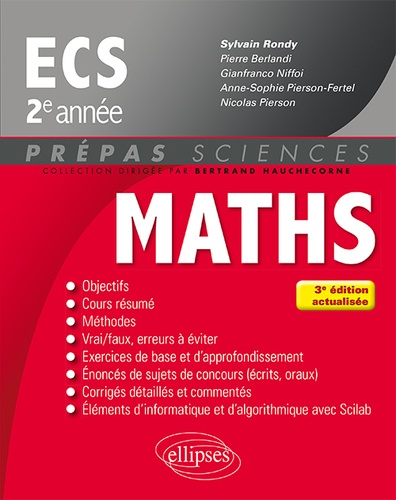 Prépas Sciences - Mathématiques ECS 2e année