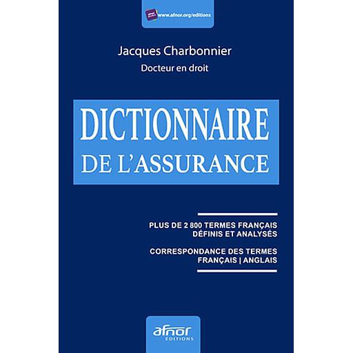 Dictionnaire de l'assurance