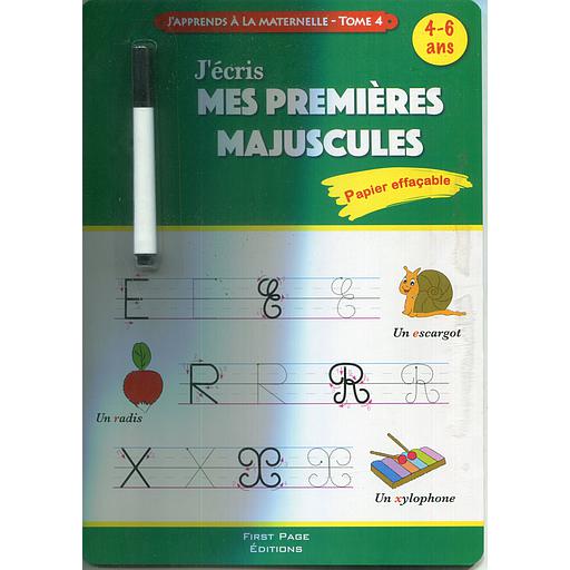 j'écris mes premiéres majuscules