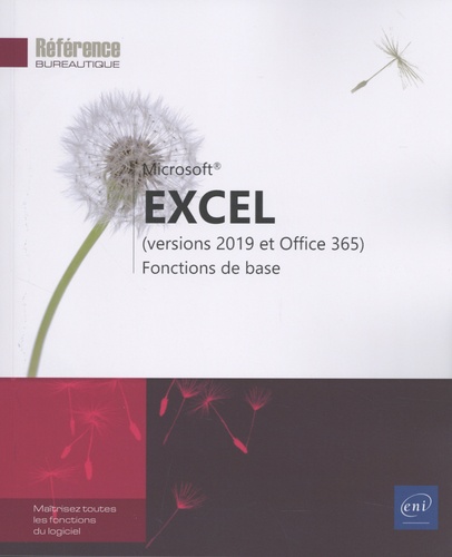 Excel (versions 2019 et Office 365)  - Fonctions de base