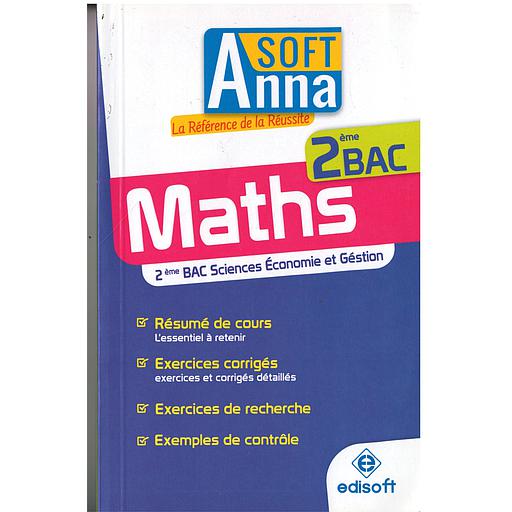 Soft Anna Maths 2 Bac Sc Economie et Gestion