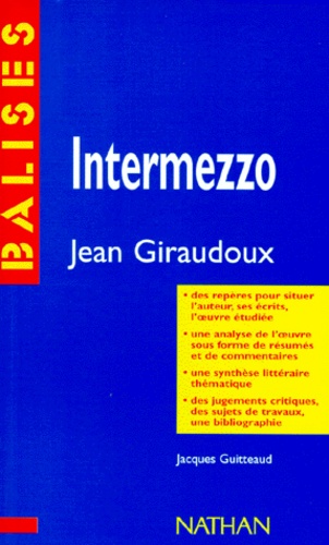 "Intermezzo", Jean Giraudoux