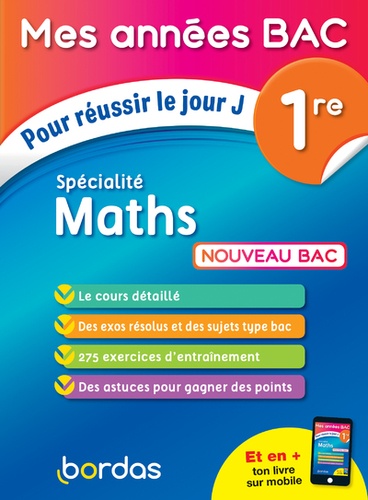 Spécialité Maths 1re  - Pour réussir le jour J