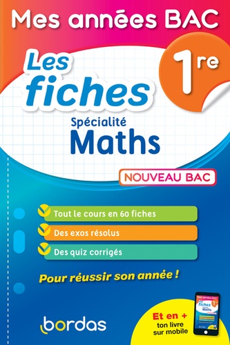 Spécialité maths 1re  - Les fiches