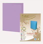 Paquet de 100 Chemise Cartonne Violet 24*32 180G