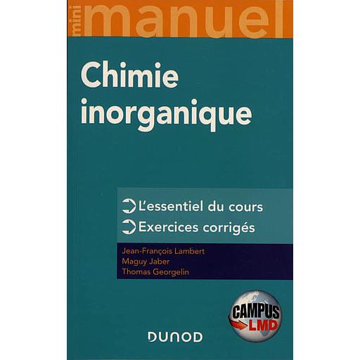 Chimie inorganique  - Cours + Exercices