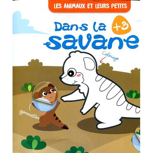 Les animaux et leurs petits Dans la savane